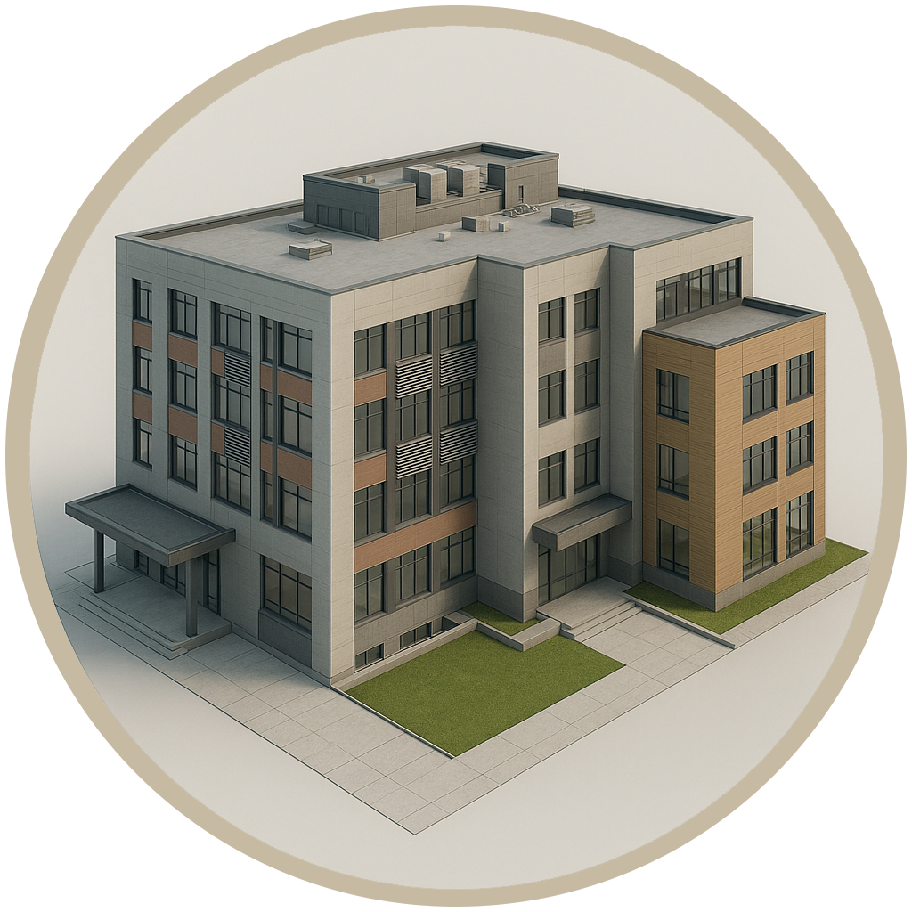 Modelo BIM en pantalla